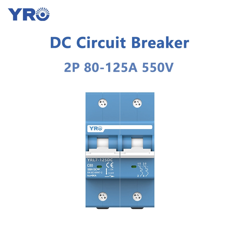 2 পি 80-125a 550V ডিসি সার্কিট ব্রেকার