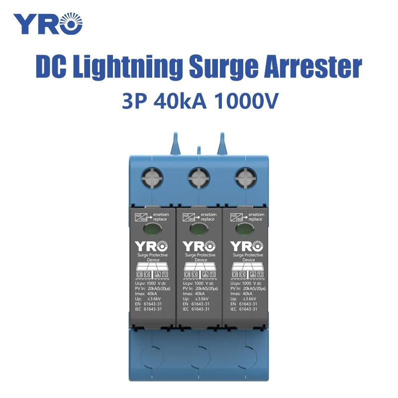 3 পি 20-40ka 1000V টি 2 ডিসি এসপিডি