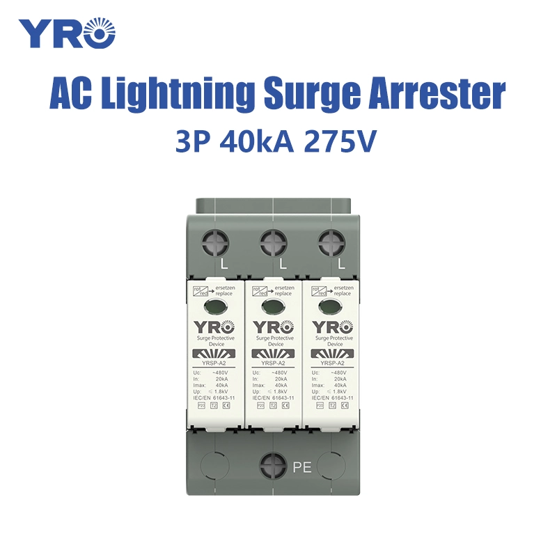 3 পি 20-40ka 275V এসি এসপিডি