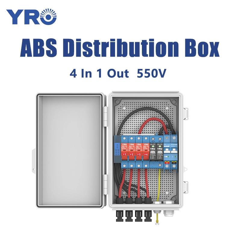 4 এ 1 আউট 550V ডিসি এবিএস বিতরণ বাক্স