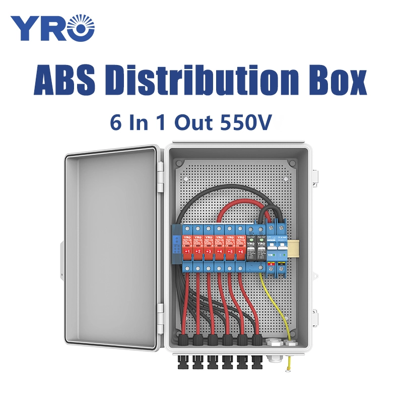 6 এ 1 আউট 550V ডিসি এবিএস বিতরণ বাক্স